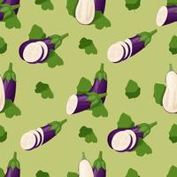 schattig aubergine naadloos patroon. platte vectorillustratie. vector