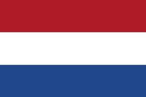 vlag van nederlands vector