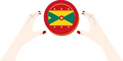 vlag van grenada vector