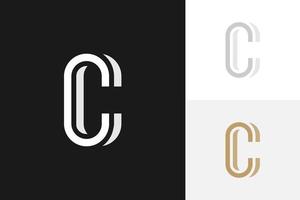 letter c monogram lettermark logo