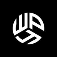 wpy brief logo ontwerp op zwarte achtergrond. wpy creatieve initialen brief logo concept. wpy brief ontwerp. vector