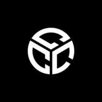 ccc brief logo ontwerp op zwarte achtergrond. ccc creatieve initialen brief logo concept. ccc-briefontwerp. vector