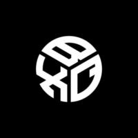 bxq brief logo ontwerp op zwarte achtergrond. bxq creatieve initialen brief logo concept. bxq brief ontwerp. vector