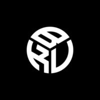 bkv brief logo ontwerp op zwarte achtergrond. bkv creatieve initialen brief logo concept. bkv brief ontwerp. vector