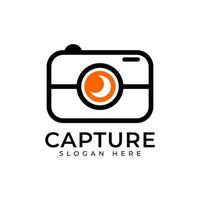 camera pictogram vector logo