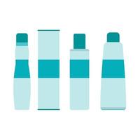 huidverzorging schoonheid gezicht cosmetische vector pictogram achtergrond crème. product behandeling illustratie ontwerp fles