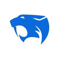 illustratie logo dier tijger smilodon vector