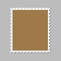 lege postzegel vectorillustratie vector