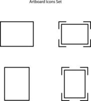 whiteboard pictogram geïsoleerd op een witte achtergrond. pictogram dunne lijn overzicht lineaire whiteboard symbool voor logo, web, app, ui. pictogram eenvoudig teken. pictogram platte vectorillustratie voor grafisch en webdesign, vector