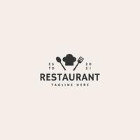 restaurant pictogram teken symbool hipster vintage logo ontwerp vector