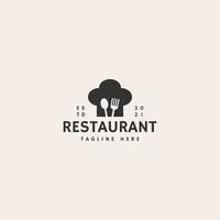 restaurant pictogram teken symbool hipster vintage logo ontwerp vector