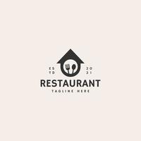 restaurant pictogram teken symbool hipster vintage logo ontwerp vector