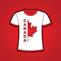 Canada t-shirt ontwerp gratis vector