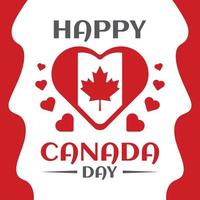 modern Canada Day Post-ontwerp vector