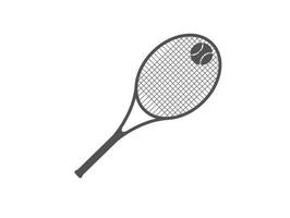 tennisracket geïsoleerd, vectorillustratie vector