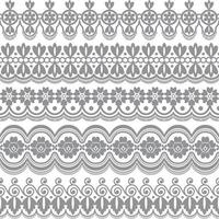 kant ornamenten set vector