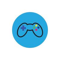 joystick teken vector pictogram. video game symbool illustratie