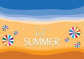 beste zomerlandschap banner achtergrond vector