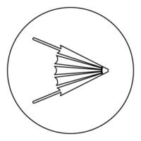 luchtblazer brand balg smeden pictogram in cirkel ronde zwarte kleur vector illustratie solide omtrek stijl afbeelding