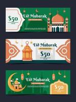 eid mubarak-tegoedbonenset vector