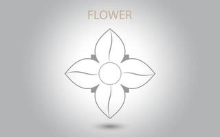 bloem pictogram vector geïsoleerd op een witte achtergrond, hand getrokken bloem pictogram illustratie, bloemen logo sjabloon, symbool natuurlijke pictogram