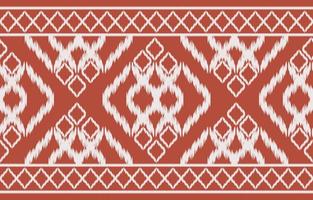 stof ikat naadloze patroon geometrische etnische traditionele borduurwerk style.design voor achtergrond, tapijt, mat, sarong, kleding, vectorillustratie. vector