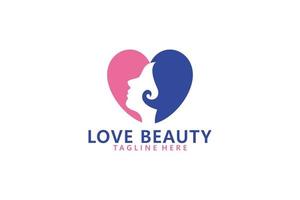 liefde schoonheid logo pictogram vector geïsoleerd