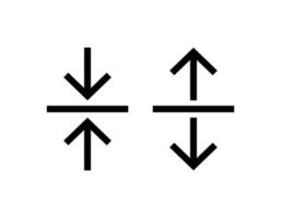 midden uitlijnen en afstand alinea vectorpictogram vector