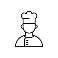 chef-kok vector pictogram