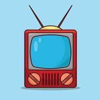 retro vintage oude televisie gratis vector