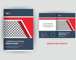 zakelijke zakelijke brochure boekomslag ontwerpsjabloon vector