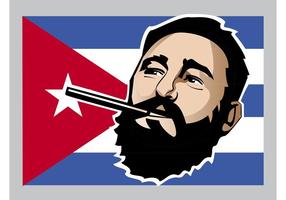 fidel castro vector