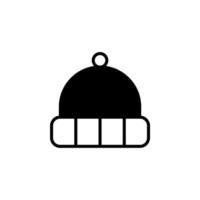 hoed, accessoire, mode ononderbroken lijn pictogram vector illustratie logo sjabloon. geschikt voor vele doeleinden.
