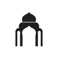 islamitisch logo, moskee vector