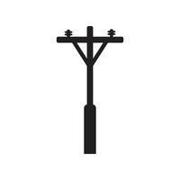 power pole logo vector