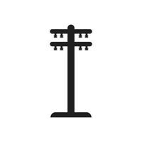 power pole logo vector