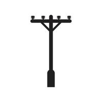 power pole logo vector