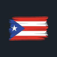 Puerto Rico vlag borstel. nationale vlag vector