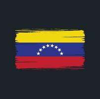 venezuela vlag penseelstreken. nationale vlag vector