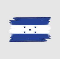 honduras vlag borstel. nationale vlag vector