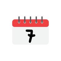 kalendervector voor website, presentatie, symbool vector
