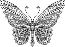 prachtige zwarte vlindervector geschikt voor kledingmotieven, logo's, pictogrammen. vector