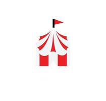 tent pictogram vector vlakke stijl