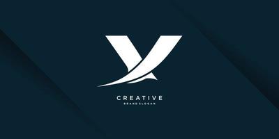 letter logo eerste y met creatief uniek concept premium vectordeel 5 vector