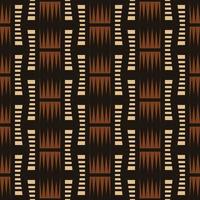 Afrikaanse tribal geometrische vorm in mudcloth kleur stijl naadloze patroon achtergrond. gebruik voor stof, textiel, interieurdecoratie-elementen, verpakking. vector