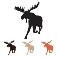 eland silhouet kunst vector