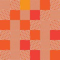 oranje kleur geometrische textuur ontwerp pagina en platte geometrische covers stijl gebruikt voor behang, patroon en design vector