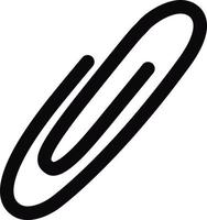 vector paperclip icoon voor grafisch ontwerp, logo, website, sociale netwerken, mobiele applicatie, gebruikersinterface illustratie.