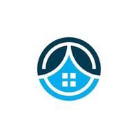 huis en appartement logo vectorillustratie vector