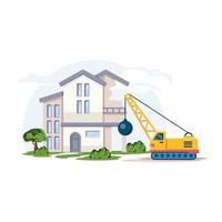 woningbouw illustratie vector